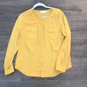 LOFT button up blouse.